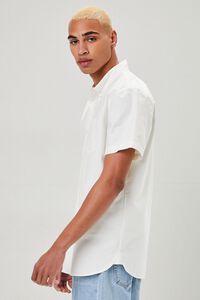WHITE Pocket Button-Front Shirt, image 2