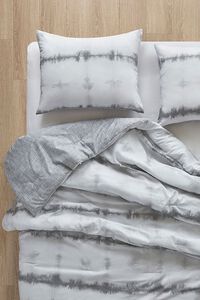 GREY/WHITE Tie-Dye Twin Bedding Set, image 2