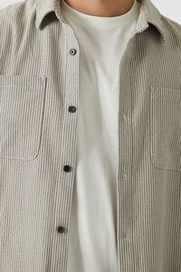 CREAM/MULTI Corduroy Drop-Sleeve Shirt, image 5
