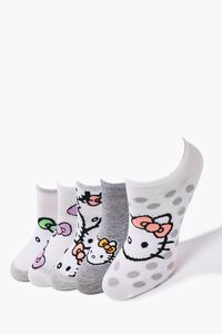 Hello Kitty Print Ankle Socks - 5 Pack, image 1