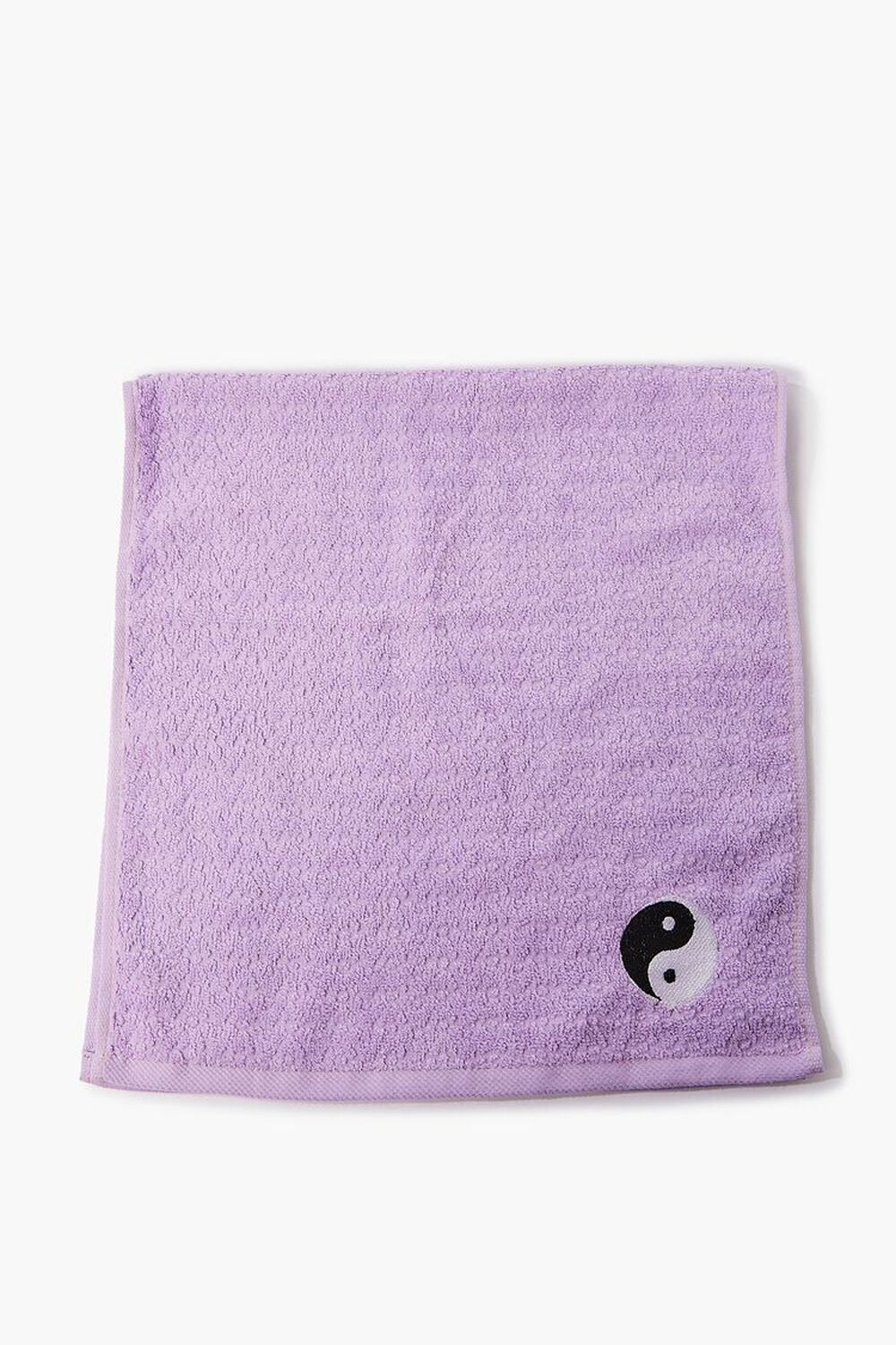 LAVENDER Embroidered Yin Yang Hand Towel, image 2