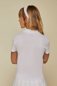 WHITE Classic Polo Shirt, image 3