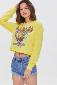 YELLOW/MULTI Def Leppard Graphic Long-Sleeve Tee, image 1
