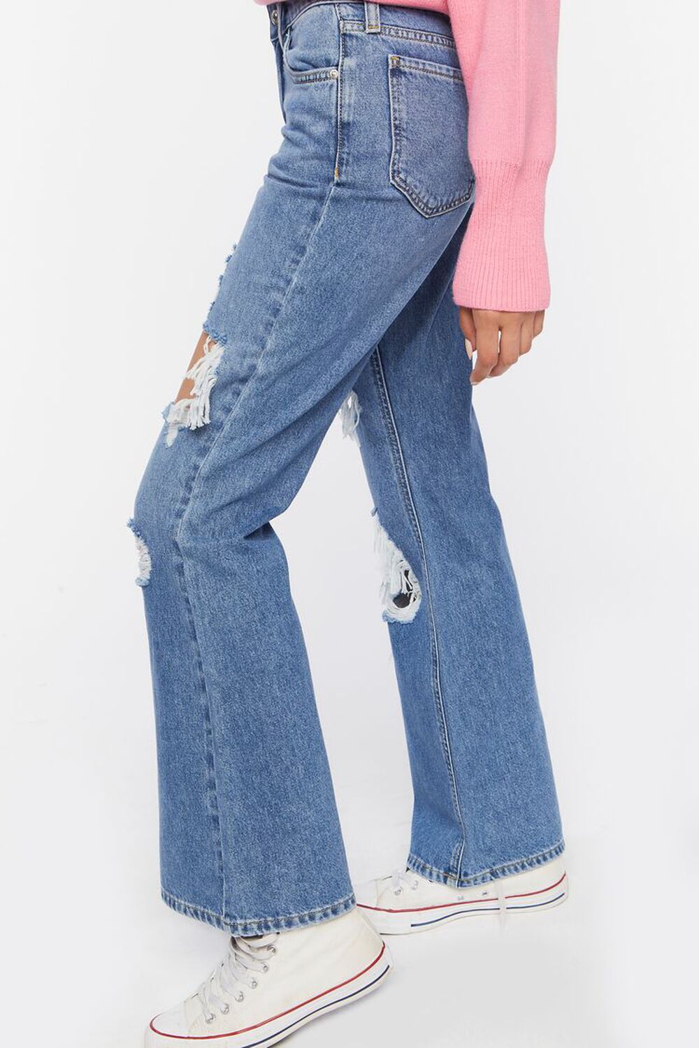 Distressed Flare Jeans, image 2
