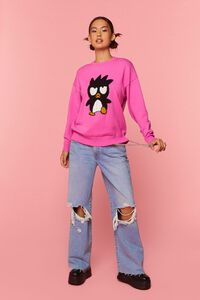PINK/MULTI Hello Kitty & Friends Badtz-Maru Sweater, image 5