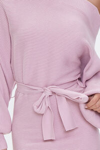 LILAC Off-the-Shoulder Sweater Dress, image 5