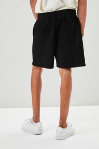 BLACK Basic Drawstring Shorts, image 4