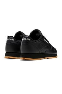BLACK Reebok Classic Leather Shoes, image 4