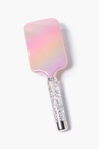 PINK/MULTI Glitter Square Paddle Hair Brush, image 4