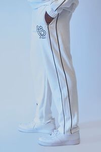 WHITE Embroidered FUBU Pants, image 3