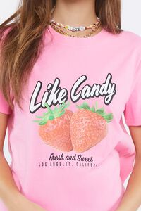 PINK/MULTI Organically Grown Cotton Graphic Tee, image 5