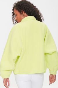 LIME Faux Shearling Funnel Neck Jacket, image 3