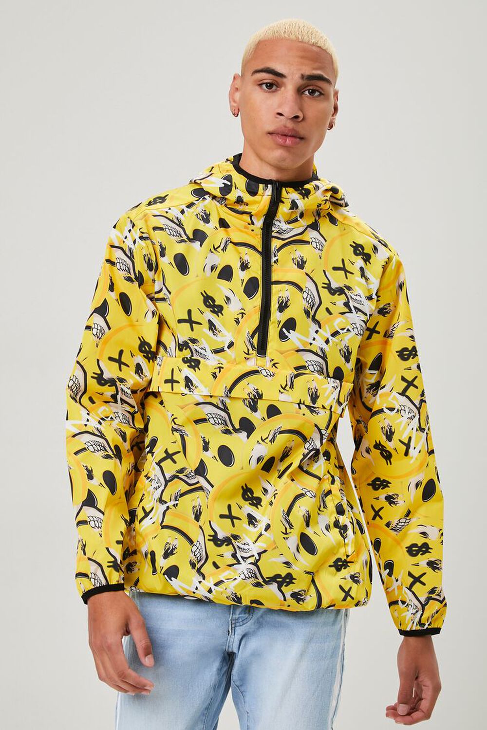 Happy Face Hooded Anorak