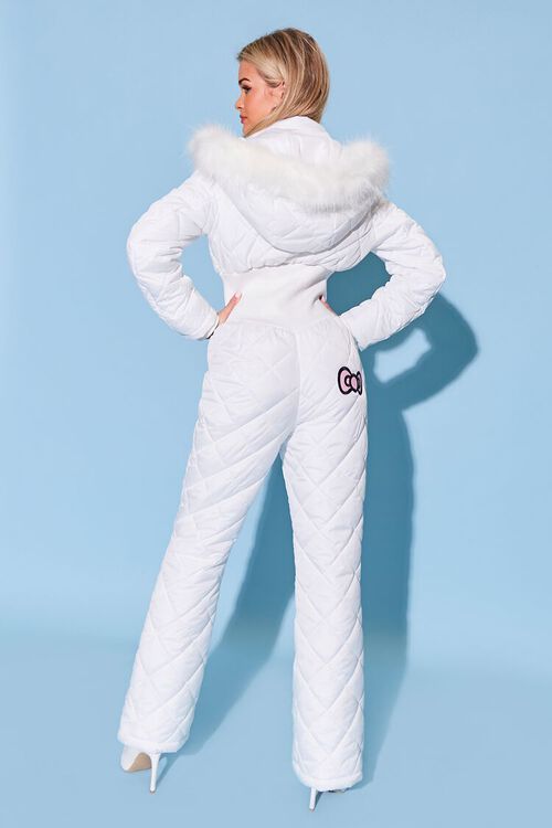 WHITE/MULTI Hello Kitty Quilted Jumpsuit, image 3