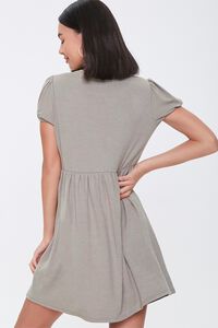 Puff-Sleeve Mini Dress, image 3