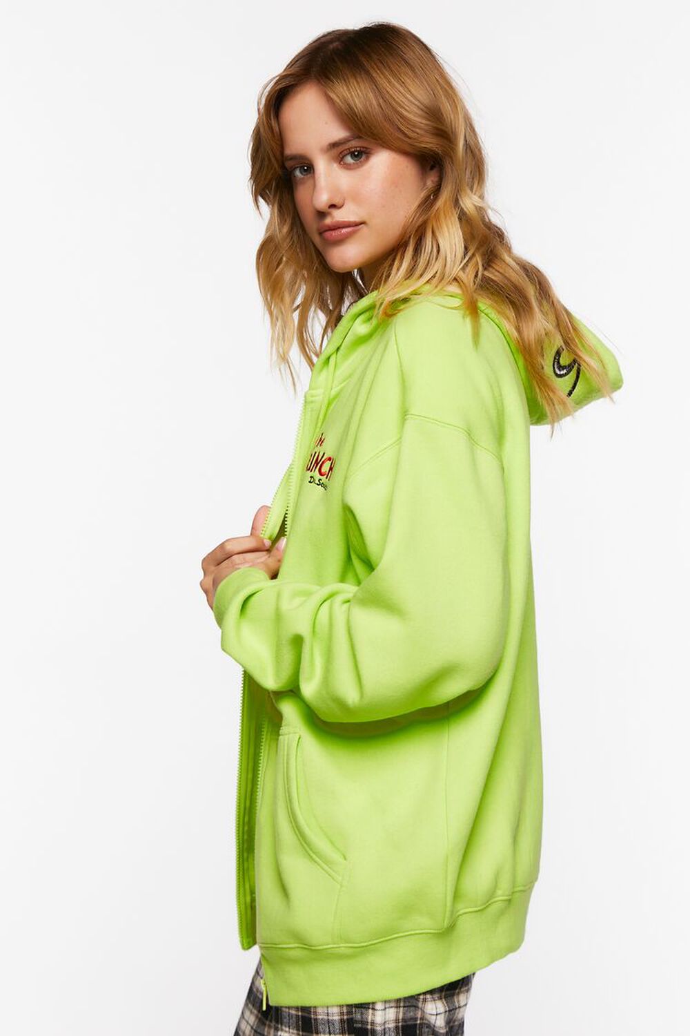 GREEN/MULTI The Grinch Graphic Hoodie, image 3