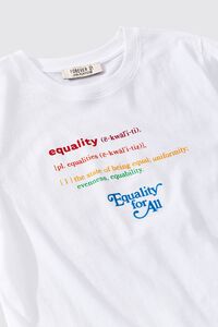 WHITE/MULTI Equality Graphic Tee, image 3