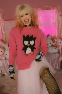 PINK/MULTI Hello Kitty & Friends Badtz-Maru Sweater, image 1
