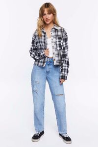 Reworked Mixed Plaid Flannel Shirt, image 4