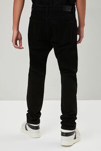 BLACK Clean Wash Tapered Jeans, image 4