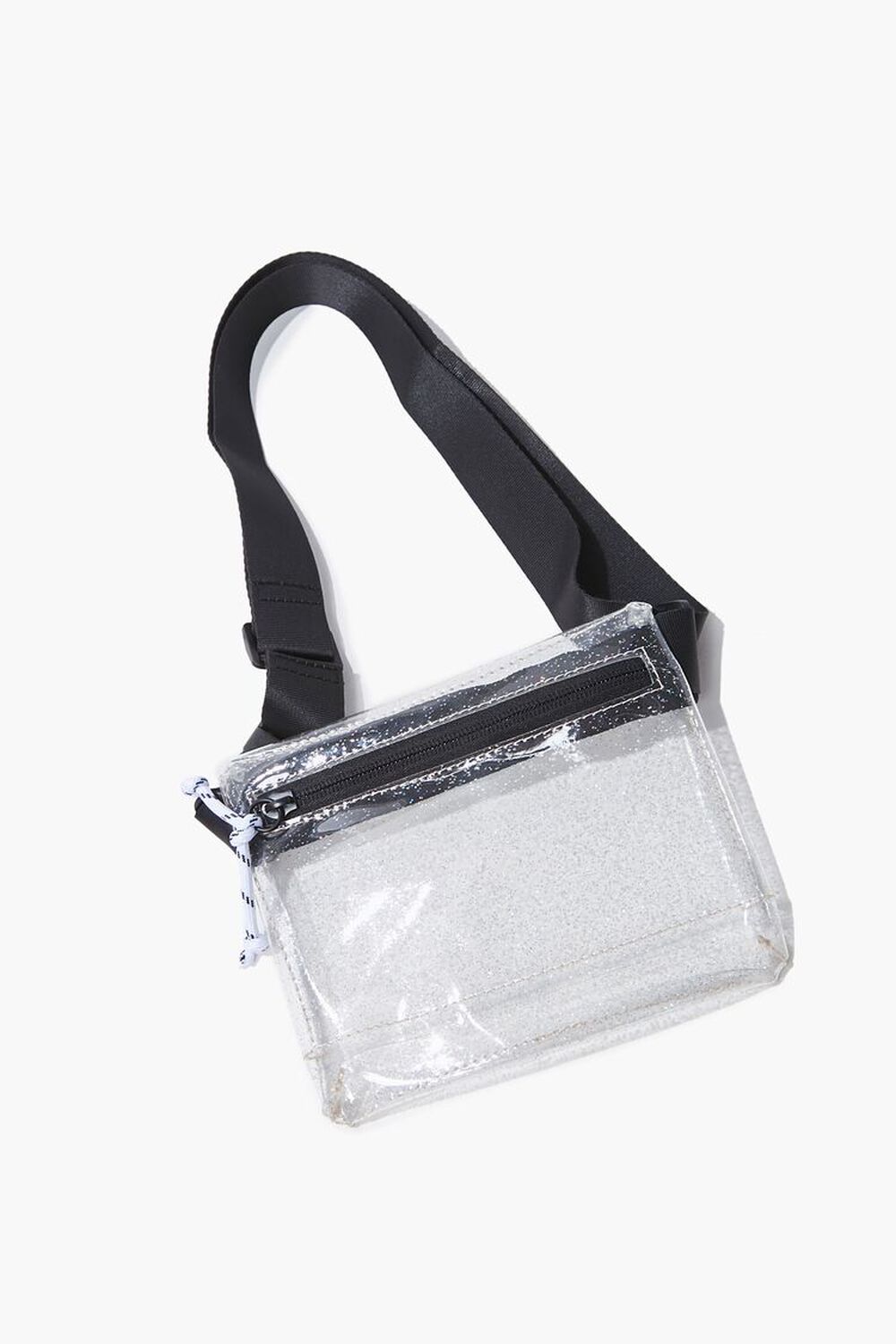 CLEAR/MULTI Glittered Transparent Fanny Pack, image 1
