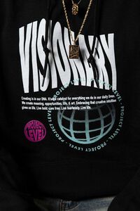 BLACK Unisex Project Level Visionary Hoodie, image 2
