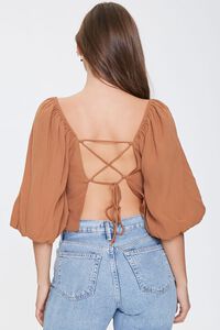 COCOA Lace-Back Peasant Top, image 3