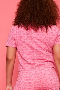 PINK/MULTI Plus Size Juicy Couture Graphic Tee, image 3
