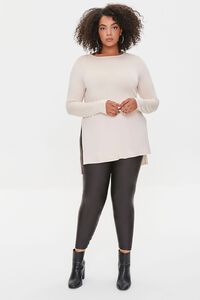 CREAM Plus Size High-Low Top, image 4