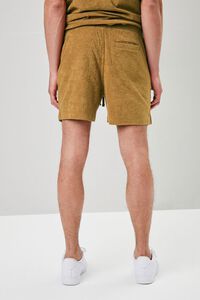 BROWN/WHITE Embroidered Casbah Palace Shorts, image 4