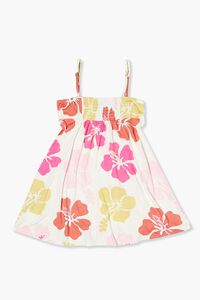 WHITE/MULTI Girls Tropical Floral Print Dress (Kids), image 2