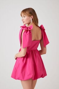 HIBISCUS Plunging Bow Babydoll Dress, image 4