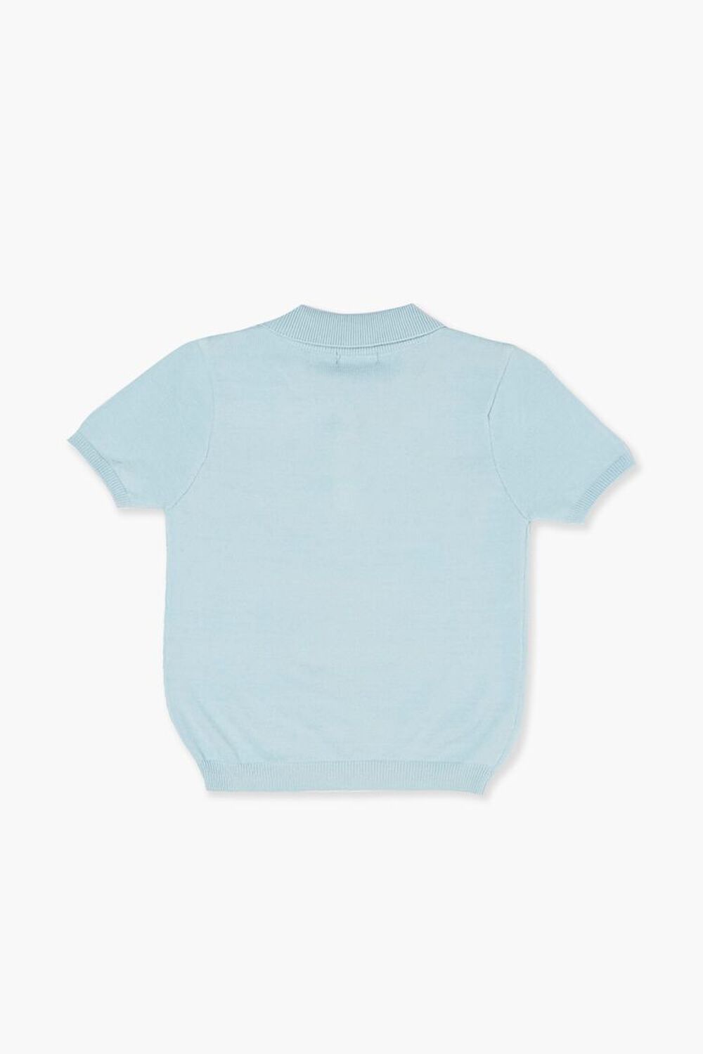 BABY BLUE Girls Sweater-Knit Polo Shirt (Kids), image 2