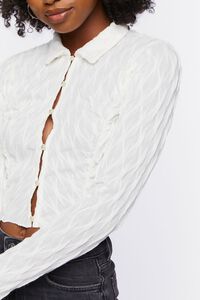 Textured Cropped Shirt, image 6