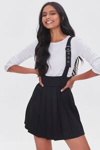 Pleated Pinafore Dress