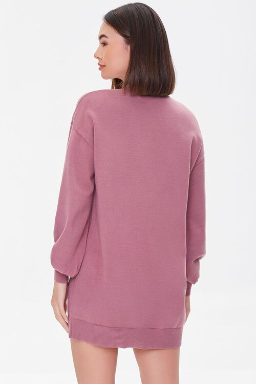 PLUM Balloon-Sleeve Sweater Dress, image 3