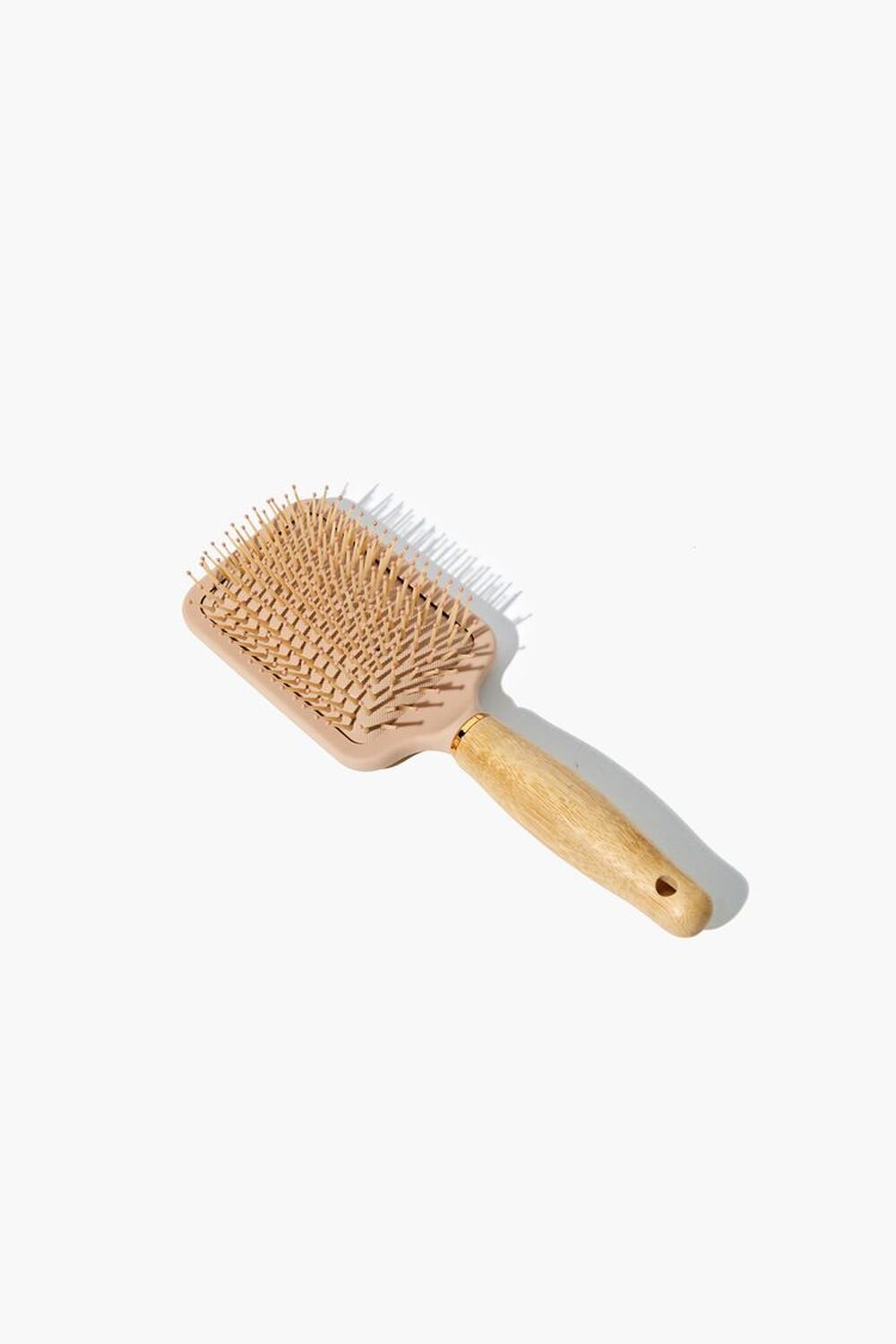 NUDE/MULTI Wooden Ball-Tip Hair Brush, image 1