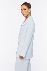 Textured Notched Double-Breasted Blazer, image 2