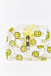 YELLOW/MULTI Smiling Face Print Pouch, image 3