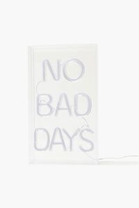 CLEAR/MULTI No Bad Days Hanging Neon Sign, image 2