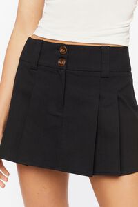 BLACK Micro Mini Pleated Skirt, image 6