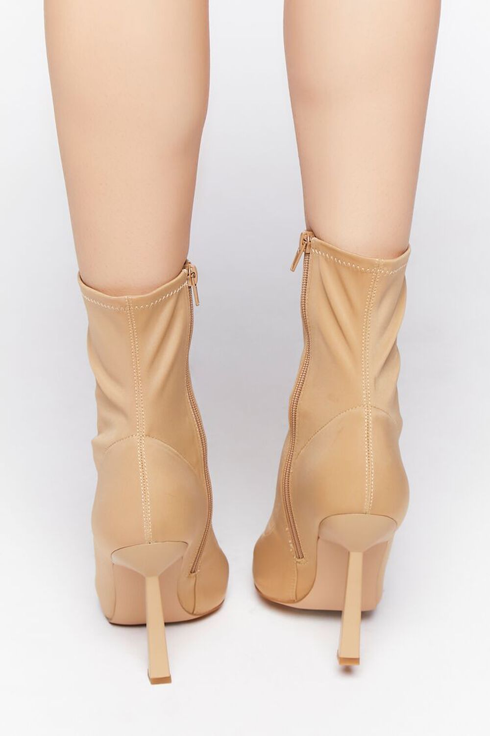 NUDE Pointed-Toe Stiletto Sock Booties, image 3