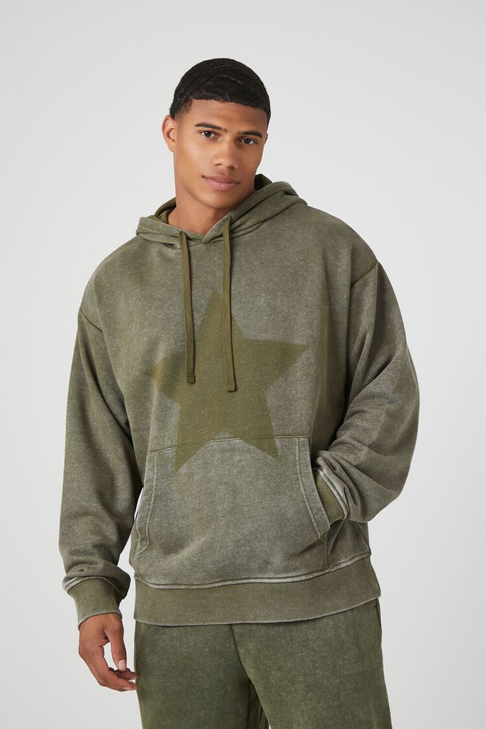 French Terry Star Hoodie, image 1