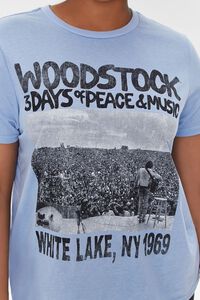 BLUE/MULTI Plus Size Woodstock Graphic Tee, image 5