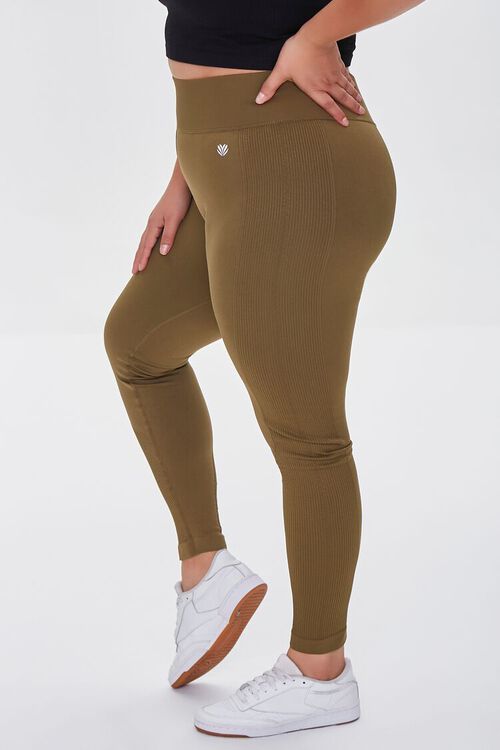 OLIVE Plus Size Active High-Rise Leggings, image 3