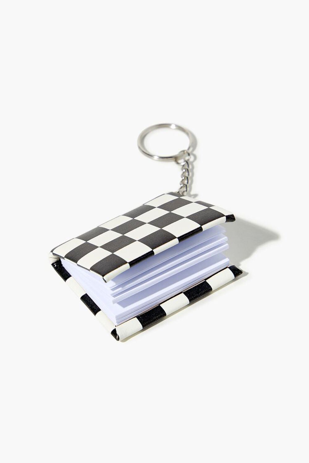 BLACK/WHITE Mini Notebook Keychain, image 1