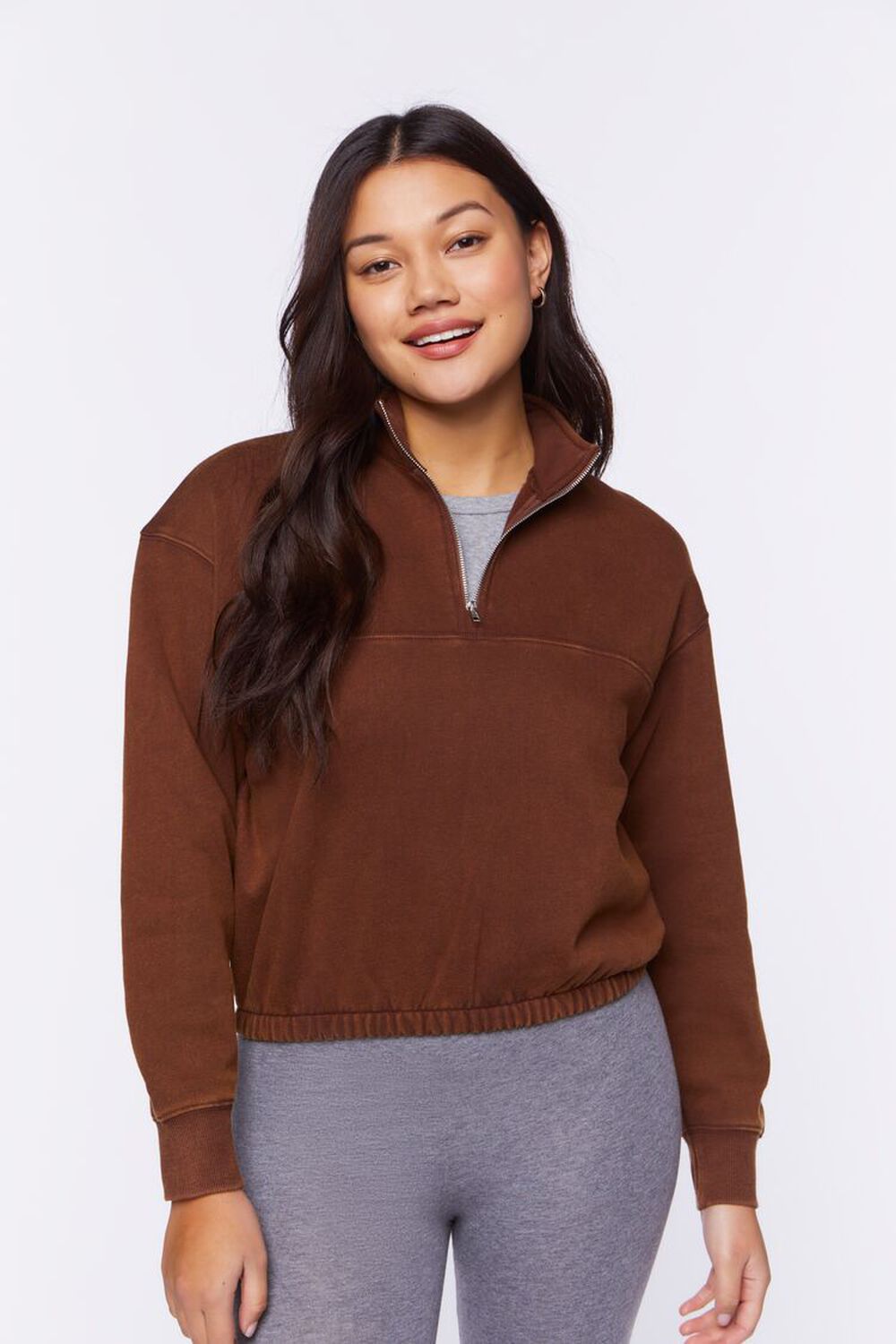 Half-Zip Fleece Pullover, image 1