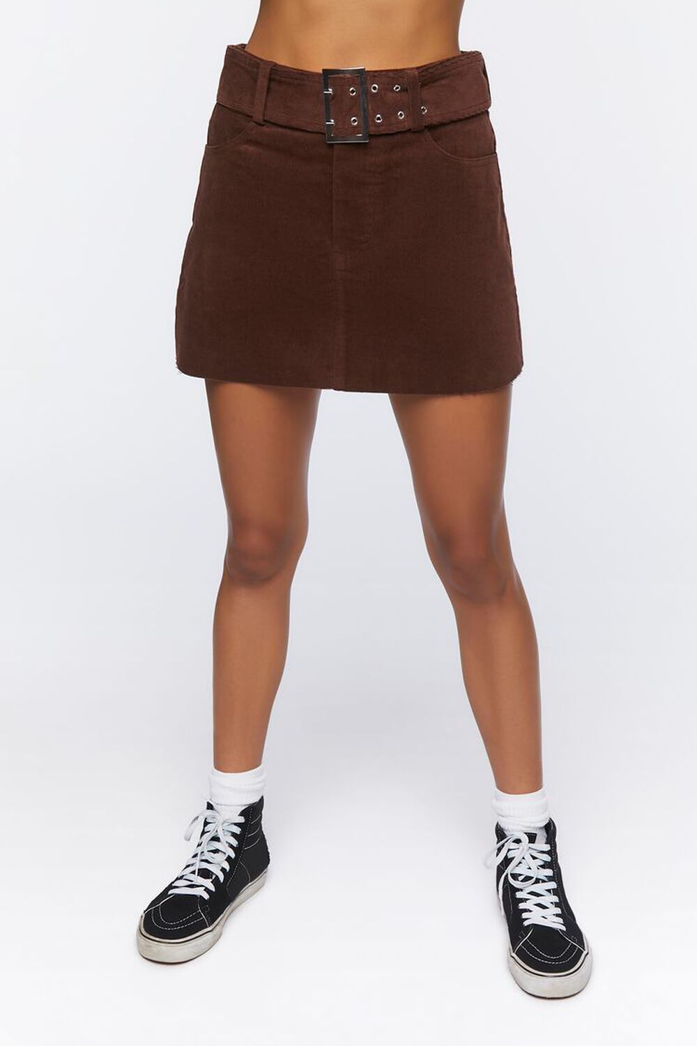 CHOCOLATE Belted Mini Skirt, image 2