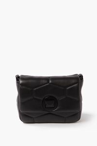 Quilted Faux Leather Crossbody Bag, image 2