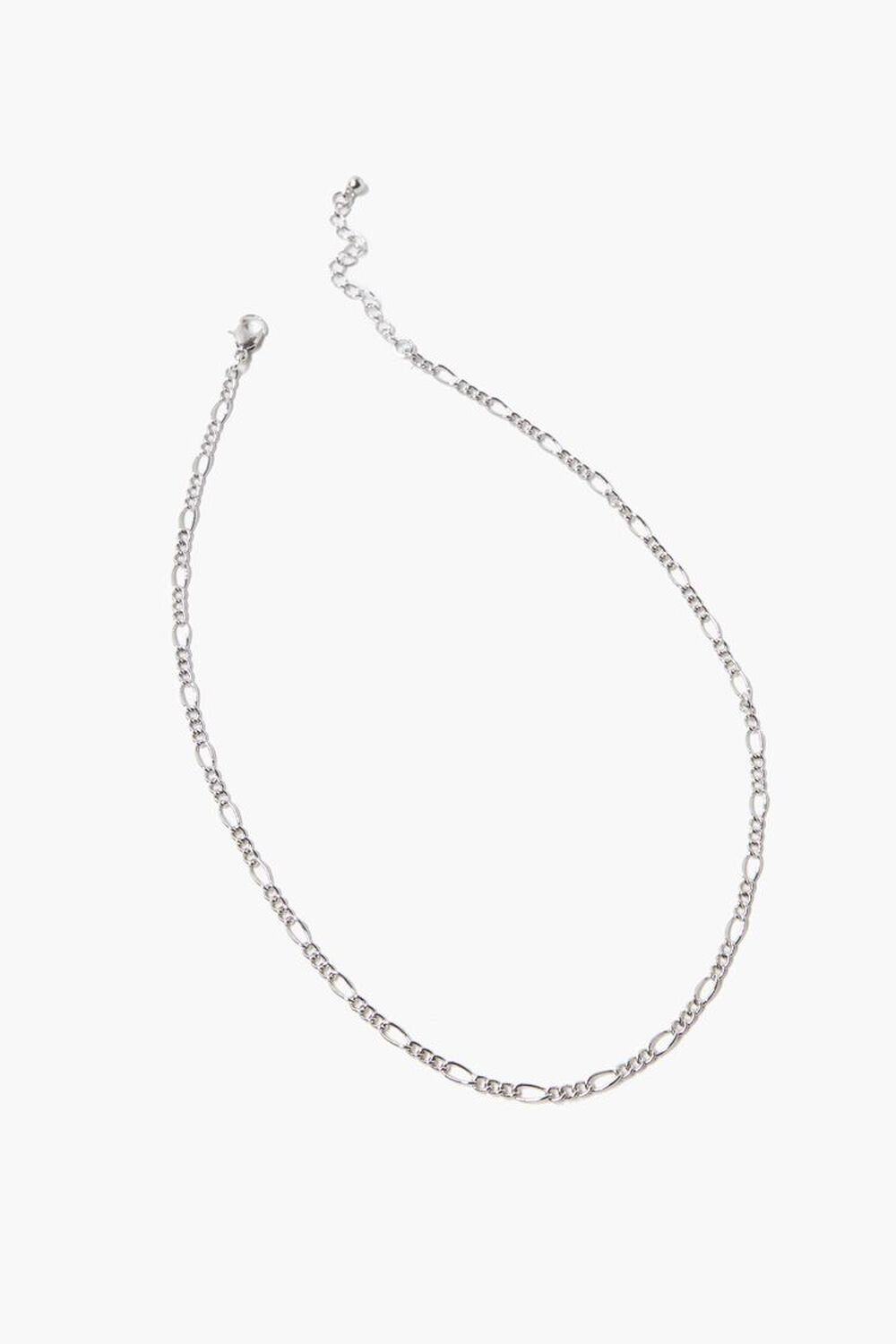 SILVER Curb Chain Necklace, image 2